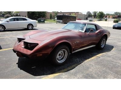 $1 no reserve 1976 corvette coupe