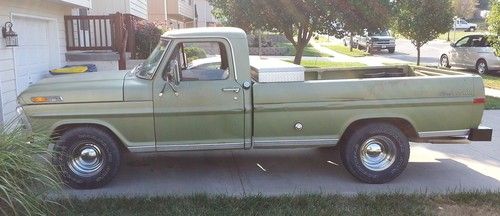 1971 ford f100 custom truck / 47,428 original miles / 360 hp v8 2wd