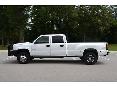 2006 chevrolet silverado 3500 crew cab 4x4  dually  duramax diesel  clean carfax