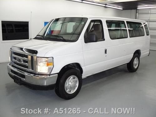 2009 ford e-350 xlt ext 15-passenger van 5.4l v8 40k mi texas direct auto