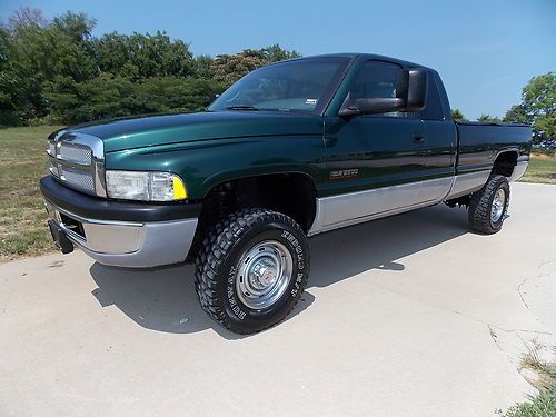 1999 dodge ram 2500hd cummins diesel 5spd 4x4 ext cab video" no reserve auction!