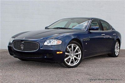 2006 maserati quattroporte gt sedan low mi rear recliners nav loaded! 04 05 07