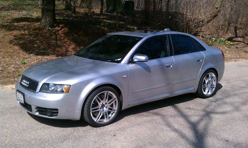 2004 audi s4 loaded tiptronic nav recaro milltek rs4 replicas xenon k&amp;n clean!