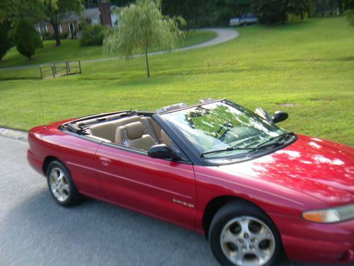 1998 chrysler sebring jxi convertible 2-door 2.4l