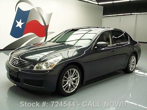 2007 infiniti g35 sedan auto sunroof htd leather 58k mi texas direct auto