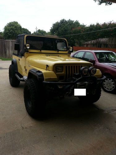 1992 jeep wrangler base sport utility 2-door 2.5l