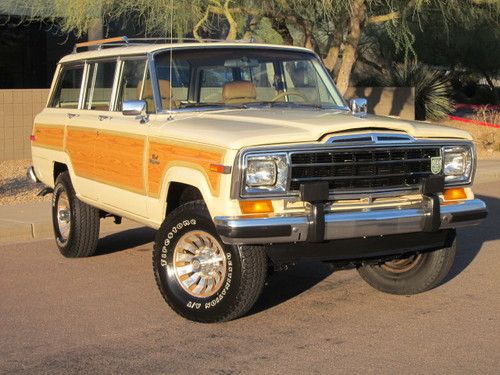 1986 jeep grand wagoneer, rebuilt 5.9l v8, selec-trac 4x4, all new a/c system!