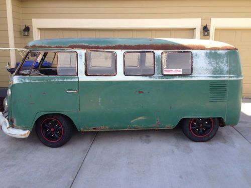 1965 VW BUS PATINA SAFARI SPLITSCREEN SPLIT WINDOW VOLKSWAGEN KOMBI MICROBUS VAN, US $12,995.00, image 2