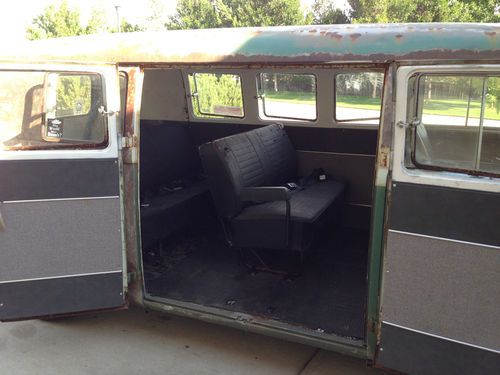 1965 VW BUS PATINA SAFARI SPLITSCREEN SPLIT WINDOW VOLKSWAGEN KOMBI MICROBUS VAN, US $12,995.00, image 8