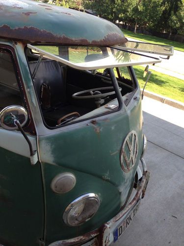 1965 VW BUS PATINA SAFARI SPLITSCREEN SPLIT WINDOW VOLKSWAGEN KOMBI MICROBUS VAN, US $12,995.00, image 13