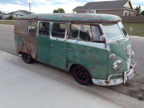 1965 VW BUS PATINA SAFARI SPLITSCREEN SPLIT WINDOW VOLKSWAGEN KOMBI MICROBUS VAN, US $12,995.00, image 20