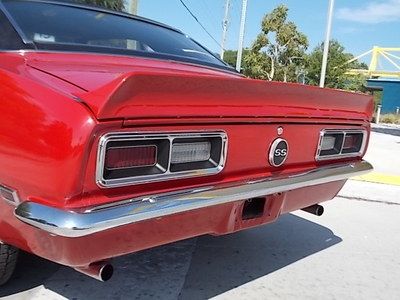 1968 Camaro Sport Coupe Red/Black Restored 327/275hp Automatic Power Steering FL, image 18