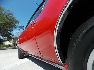 1968 Camaro Sport Coupe Red/Black Restored 327/275hp Automatic Power Steering FL, image 20