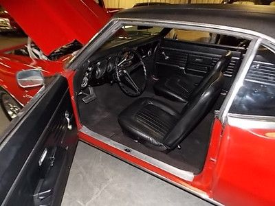 1968 Camaro Sport Coupe Red/Black Restored 327/275hp Automatic Power Steering FL, image 27
