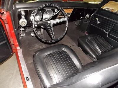 1968 Camaro Sport Coupe Red/Black Restored 327/275hp Automatic Power Steering FL, image 28