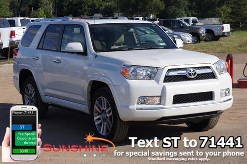 2013 toyota 4runner limited 4wd, 11000  miles, navigation, leather, sunroof