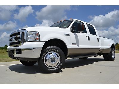 2005 ford f-350 crew cab lariat fx4 diesel low miles