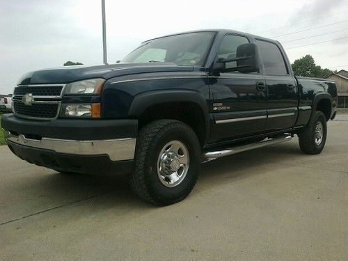 2006 chevrolet 2500 hd duramax crew cab lt shortbed 4x4 allison auto - 82k miles