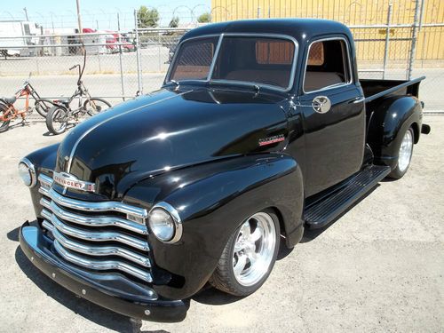1950 chevy pick up street rod, image 2