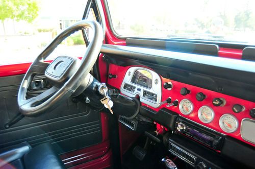 1976 toyota landcruiser fj40, red, great condition