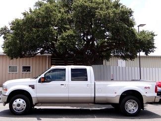 2008 king ranch 6.4l v8 4x4 leather b&amp;w trailer hitch dually heated navigation