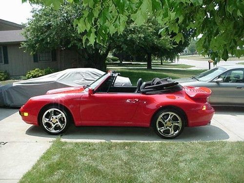 1995 porsche 911 carrera convertible 2-door 3.6l turbo look 993