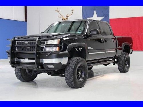 2006 chevy 2500 hd duramax diesel 4x4 lt3 crewcab shortbed lifted leather