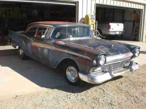 1957 Ford Fairlane 500 2dr sport Sedan (Looks like a hardtop), US $4,000.00, image 4