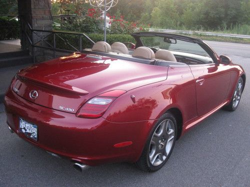 Beautiful 2007 lexus sc 430 matador red no reserve