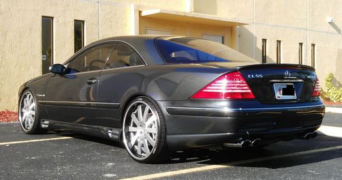 * 2003 mercedes benz cl55 amg supercharged rocket one of a kind hre lorinser led