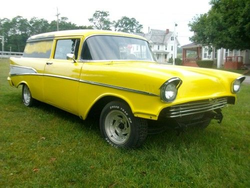 1957 chevy 2 door sedan delivery rat rod hot rod, US $8,500.00, image 15