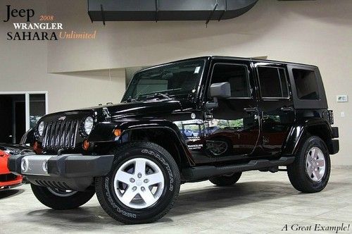 2008 jeep wrangler unlimited sahara 4wd automatic hardtop wow!$$