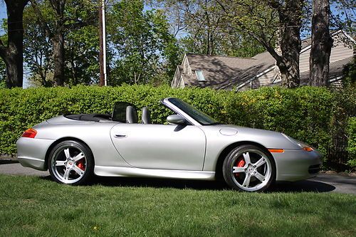 1999 porsche 911 carrera cabriolet 3.4l auto/tiptronic low miles! 19'" wheels