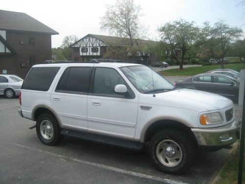 98-eddiebauer-whtwith tan lthr-150k-4wd-runs&amp;drives good