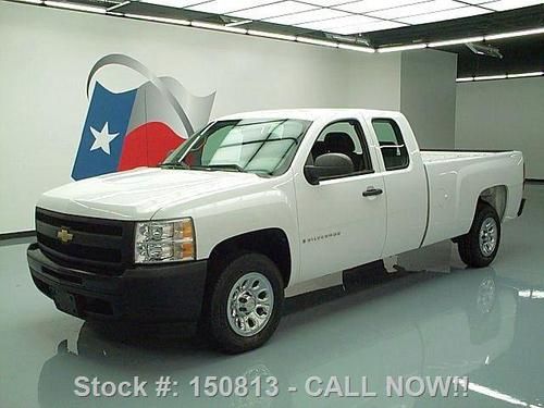 2009 chevrolet silverado work truck ext cab longbed 67k texas direct auto