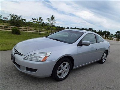 Ex-l coupe 03 honda accord ex-l  2.4l 4c vtec 5 speed manual 114k miles leather