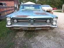 1963 pontiac grand prix rare barnfind 2dr hardtop buckets,console,a/c