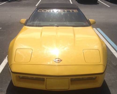 Pristine! 1986 chevrolet corvette indianapolis 500 pace car convertible