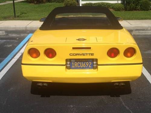 Pristine! 1986 Chevrolet Corvette Indianapolis 500 Pace Car Convertible, image 4