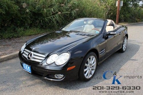 2007 mercedes-benz sl550 5.5l v8 keyless go ac/heated seats low reserve call