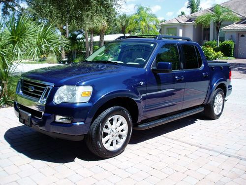 2007 ford explorer sport trac no reserve limited 4x4 clean carfax florida car v8