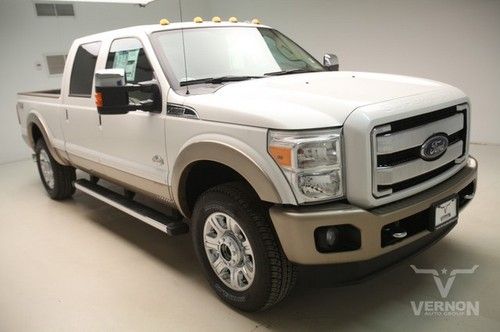 2014 king ranch crew 4x4 fx4 navigation sunroof leather heated v8 diesel