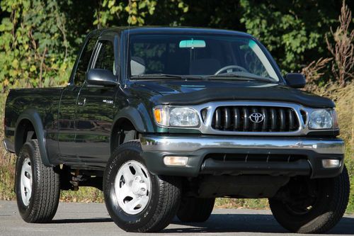 2001 toyota tacoma xtracab 4x4 sr5 2.7l 5-spd a/c clean carfax new tires!