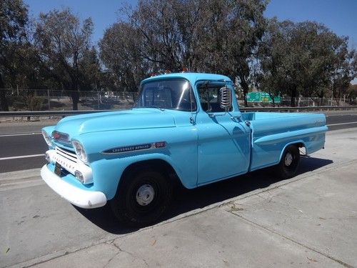 1959 chevrolet apache fleetside truck - drive it anywhere