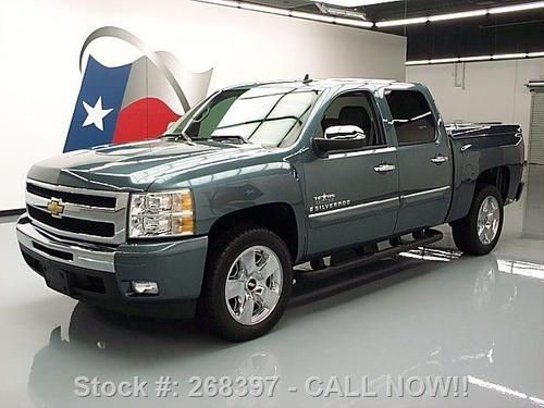 2009 chevy silverado texas crew lt 5.3 leather 20's 12k texas direct auto