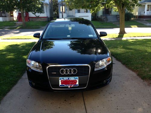 Audi :a4 2.0t 2006 black awd quattro