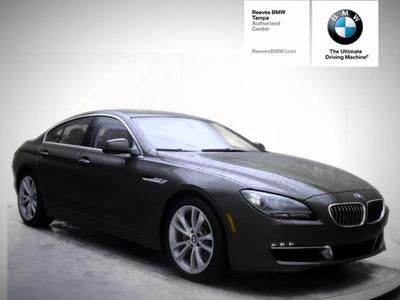 2013 bmw 6 series 4dr sdn gran low mileage 8-speed a/t fog lamps