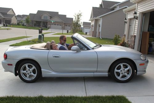 2000 mazda mx-5 miata convertible 5speed leather seats 45k, texas car