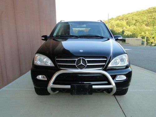 2004 mersedes-benz ml-500 sport nav 1owner bl/bl/warranty