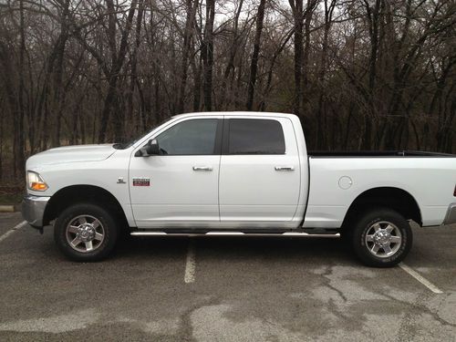 2010 dodge ram 2500 slt extended crew cab pickup 4-door 6.7l black leather